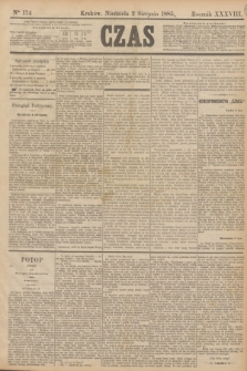 Czas. R.38, Ner 174 (2 sierpnia 1885)