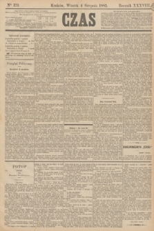Czas. R.38, Ner 175 (4 sierpnia 1885)