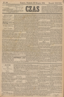 Czas. R.38, Ner 191 (23 sierpnia 1885)