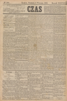 Czas. R.38, Ner 203 (6 września 1885)