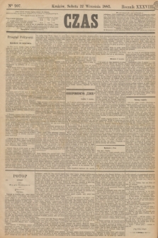 Czas. R.38, Ner 207 (12 września 1885)
