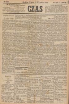 Czas. R.38, Ner 212 (18 września 1885)