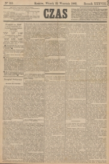 Czas. R.38, Ner 215 (22 września 1885)