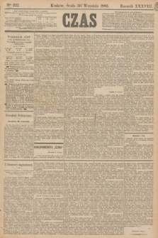 Czas. R.38, Ner 222 (30 września 1885)