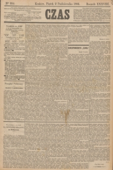 Czas. R.38, Ner 224 (2 października 1885)