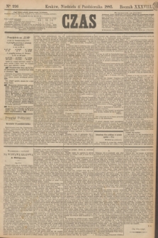 Czas. R.38, Ner 226 (4 października 1885)