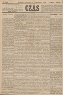 Czas. R.38, Ner 235 (15 października 1885)