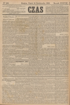 Czas. R.38, Ner 236 (16 października 1885)