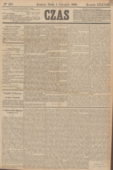 Czas. R.38, Ner 252 (4 listopada 1885)