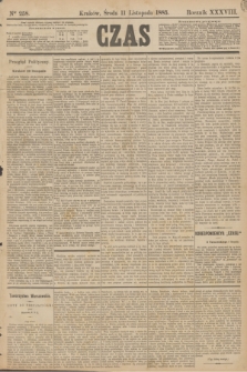 Czas. R.38, Ner 258 (11 listopada 1885)