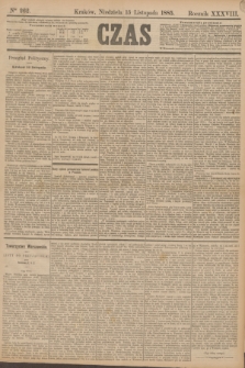 Czas. R.38, Ner 262 (15 listopada 1885)