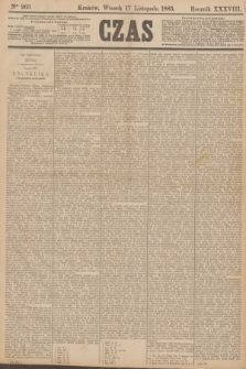 Czas. R.38, Ner 263 (17 listopada 1885)