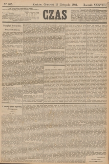Czas. R.38, Ner 265 (19 listopada 1885)