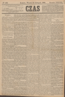 Czas. R.38, Ner 269 (24 listopada 1885)