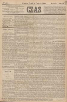 Czas. R.38, Ner 278 (4 grudnia 1885)