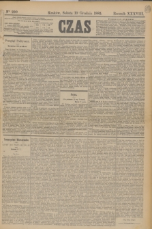 Czas. R.38, Ner 290 (19 grudnia 1885)