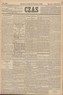 Czas. R.38, Ner 293 (23 grudnia 1885)