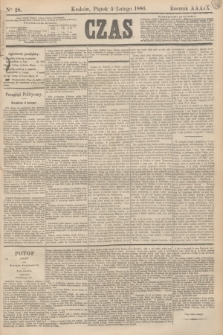 Czas. R.39, Ner 28 (5 lutego 1886)