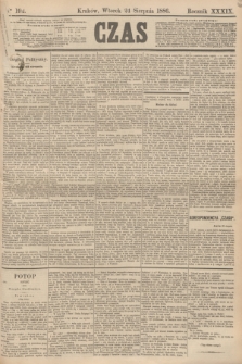 Czas. R.39, Ner 192 (24 sierpnia 1886)