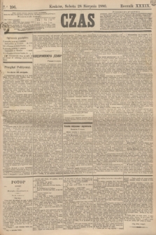 Czas. R.39, Ner 196 (28 sierpnia 1886)