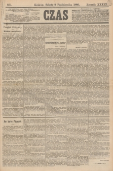 Czas. R.39, Ner 231 (9 października 1886)