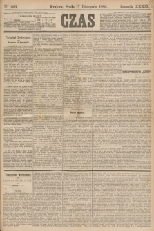 Czas. R.39, Ner 263 (17 listopada 1886)
