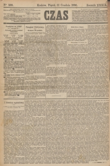 Czas. R.39, Ner 299 (31 grudnia 1886)