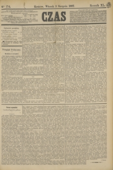 Czas. R.40, Ner 174 (2 sierpnia 1887)