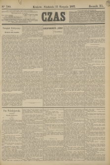Czas. R.40, Ner 190 (21 sierpnia 1887)