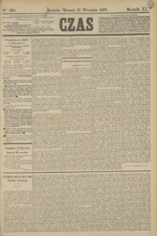 Czas. R.40, Ner 220 (27 września 1887)