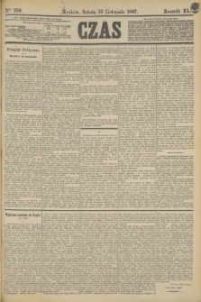 Czas. R.40, Ner 259 (12 listopada 1887)