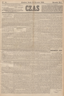 Czas. R.41, Ner 14 (18 stycznia 1888)