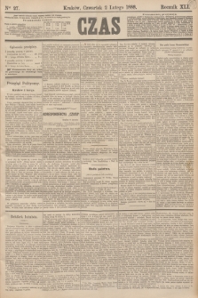 Czas. R.41, Ner 27 (2 lutego 1888)