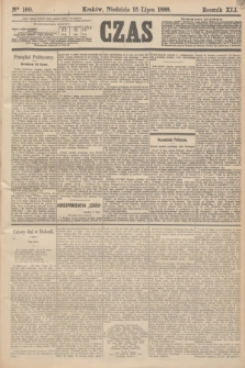 Czas. R.41, Ner 160 (15 lipca 1888)