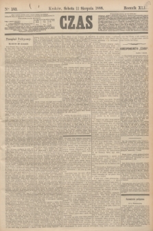 Czas. R.41, Ner 183 (11 sierpnia 1888)