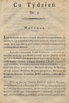 Co Tydzień. 1798, nr 3