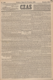 Czas. R.41, Ner 208 (12 września 1888)