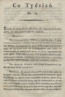 Co Tydzień. 1798, nr 13