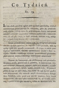 Co Tydzień. 1798, nr 19