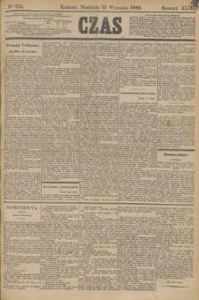 Czas. R.42, Ner 212 (15 września 1889)