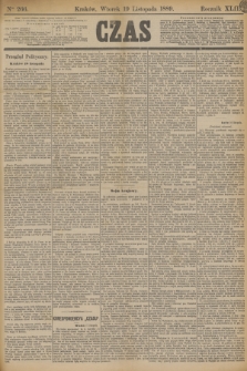 Czas. R.42, Ner 266 (19 listopada 1889)