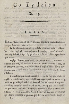 Co Tydzień. 1799, nr 13