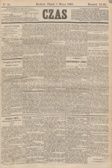 Czas. R.43, Ner 55 (7 marca 1890)