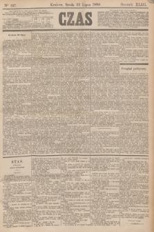Czas. R.43, Ner 167 (23 lipca 1890)