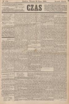 Czas. R.43, Ner 172 (29 lipca 1890)