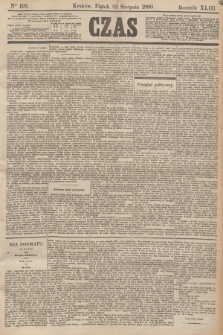 Czas. R.43, Ner 192 (22 sierpnia 1890)