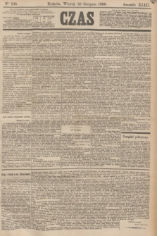 Czas. R.43, Ner 195 (26 sierpnia 1890)