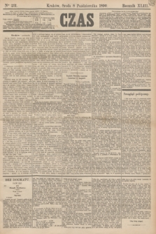 Czas. R.43, Ner 231 (8 października 1890)