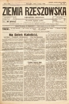 Ziemia Rzeszowska : czasopismo narodowe. 1926, nr 19