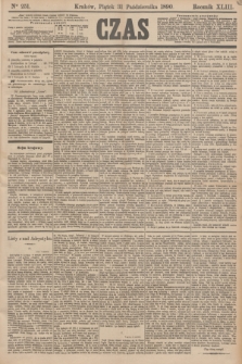Czas. R.43, Ner 251 (31 października 1890)